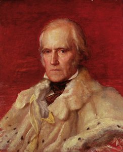 Portret van Stratford Canning (1786-1880), burggraaf Stratford de Redcliffe (1856-7)